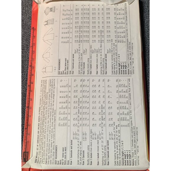 Style Misses Shirt Sewing Pattern sz 12 5352 - uncut - Picture 3 of 3